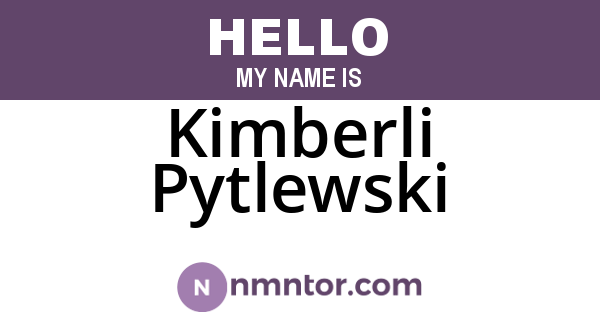 Kimberli Pytlewski