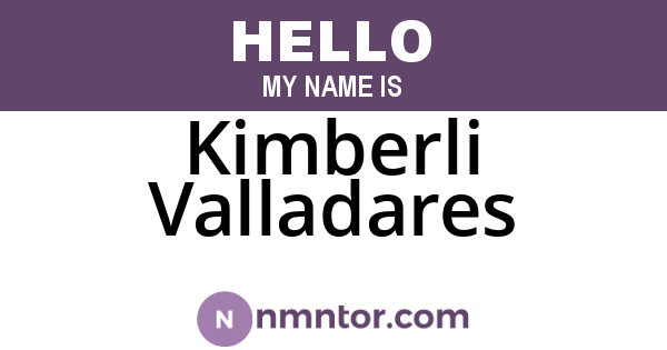 Kimberli Valladares