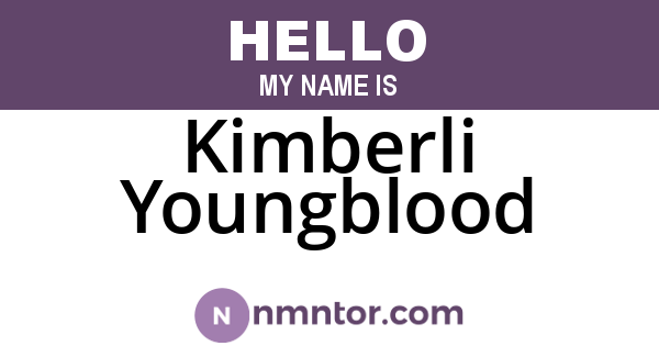 Kimberli Youngblood