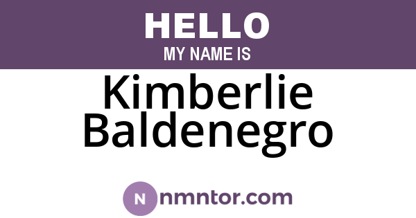 Kimberlie Baldenegro