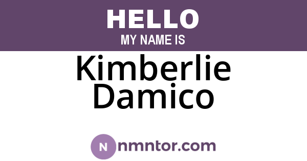 Kimberlie Damico
