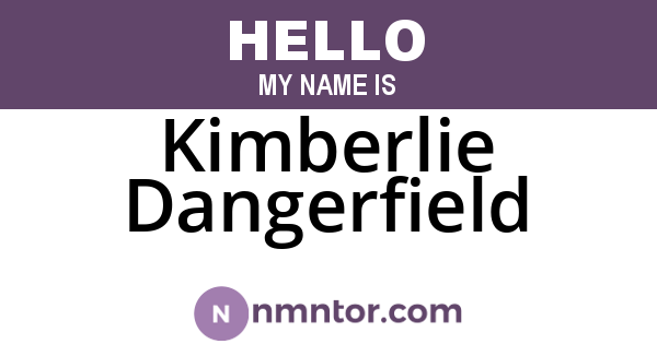 Kimberlie Dangerfield
