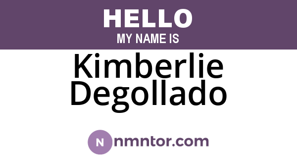 Kimberlie Degollado