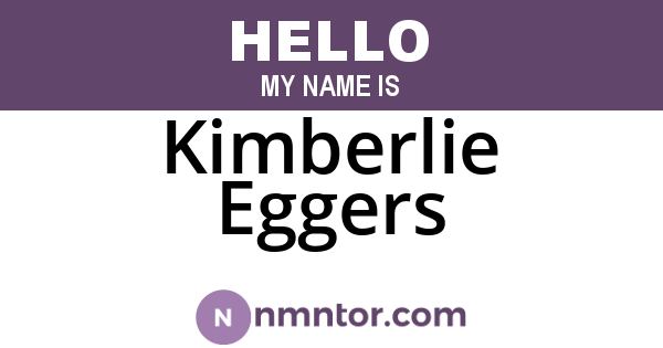 Kimberlie Eggers