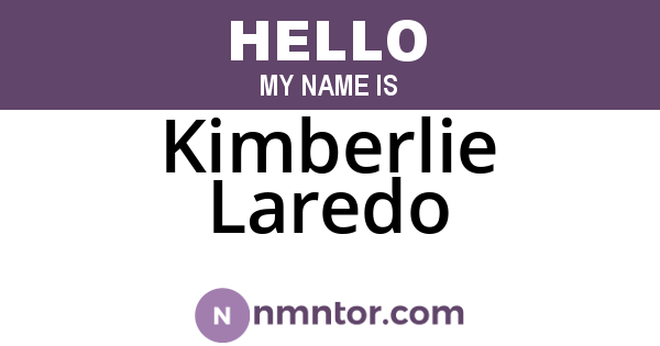 Kimberlie Laredo