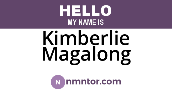 Kimberlie Magalong