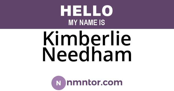 Kimberlie Needham