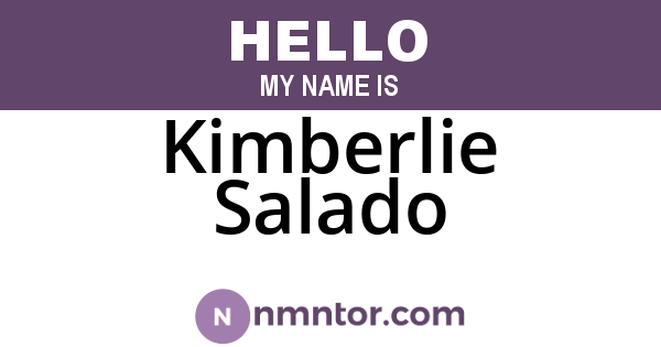 Kimberlie Salado
