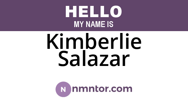 Kimberlie Salazar