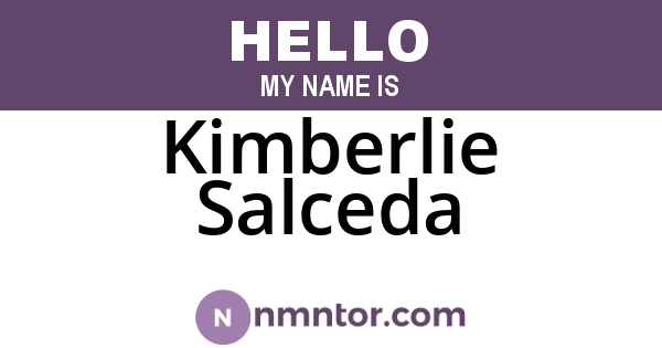 Kimberlie Salceda