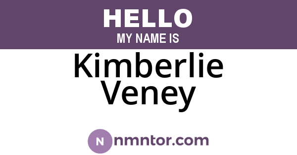 Kimberlie Veney