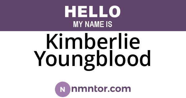 Kimberlie Youngblood