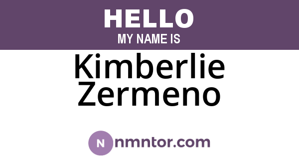 Kimberlie Zermeno
