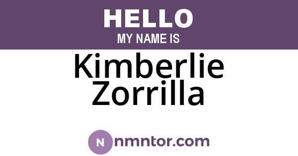 Kimberlie Zorrilla