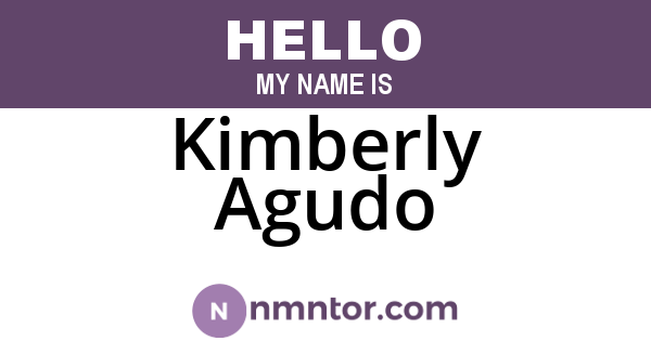 Kimberly Agudo