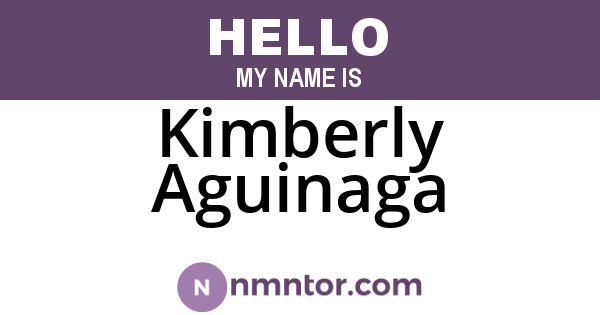 Kimberly Aguinaga