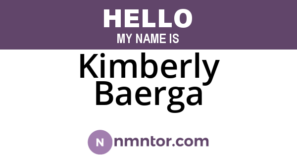 Kimberly Baerga