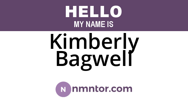 Kimberly Bagwell