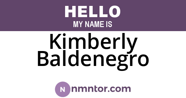 Kimberly Baldenegro