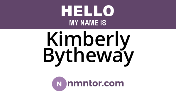 Kimberly Bytheway