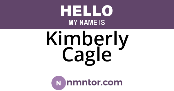 Kimberly Cagle