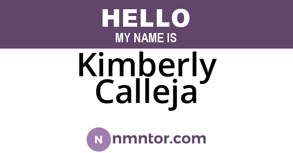 Kimberly Calleja