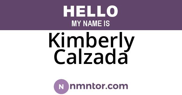 Kimberly Calzada