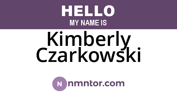 Kimberly Czarkowski