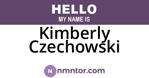 Kimberly Czechowski