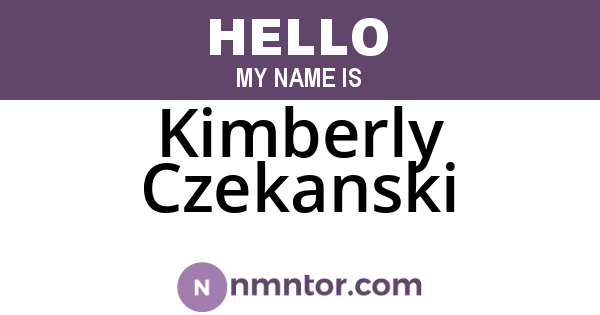 Kimberly Czekanski