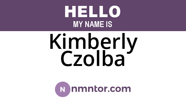 Kimberly Czolba
