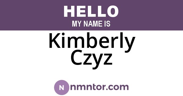 Kimberly Czyz
