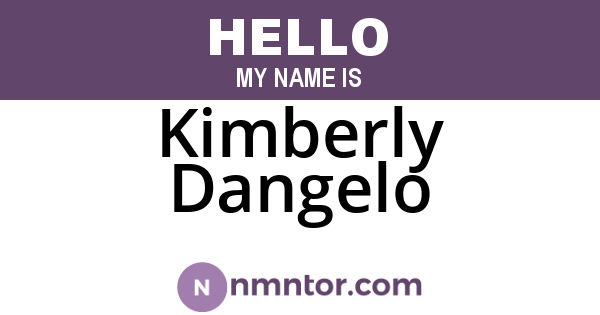 Kimberly Dangelo