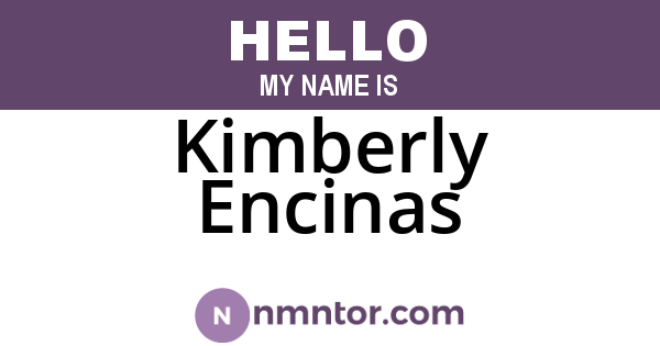 Kimberly Encinas