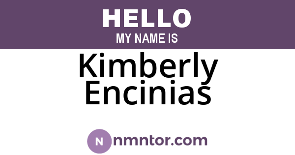Kimberly Encinias
