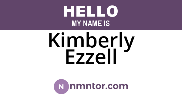 Kimberly Ezzell