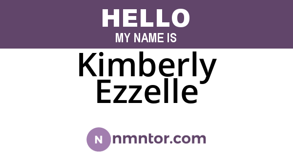 Kimberly Ezzelle