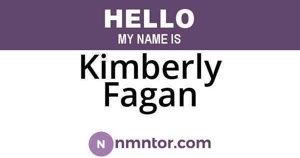 Kimberly Fagan
