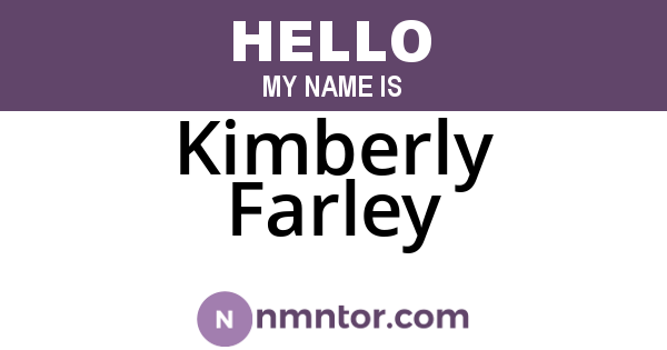 Kimberly Farley