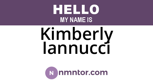 Kimberly Iannucci