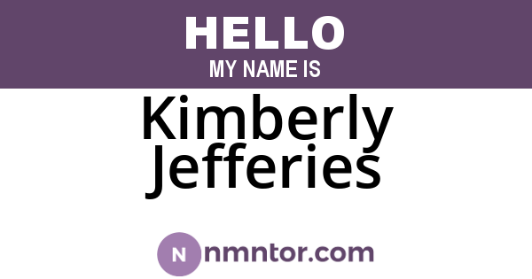 Kimberly Jefferies