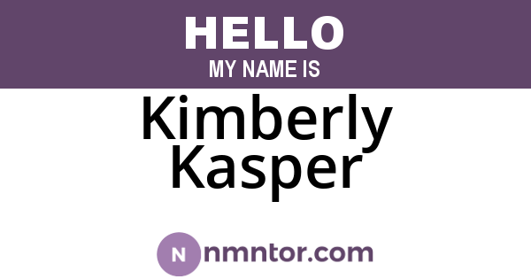 Kimberly Kasper