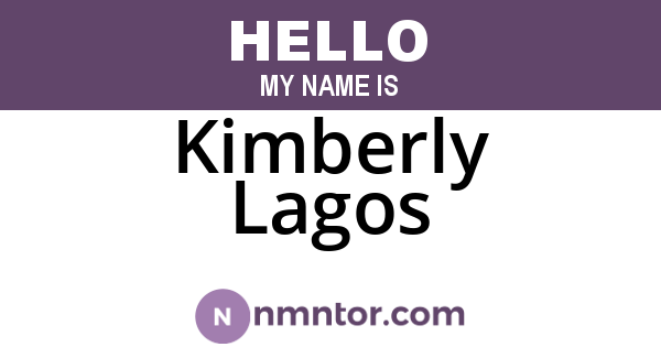Kimberly Lagos