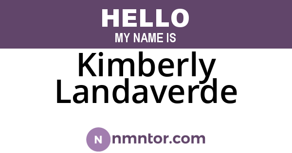 Kimberly Landaverde