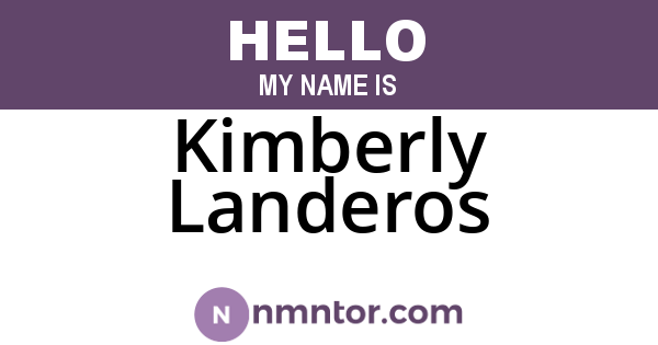 Kimberly Landeros