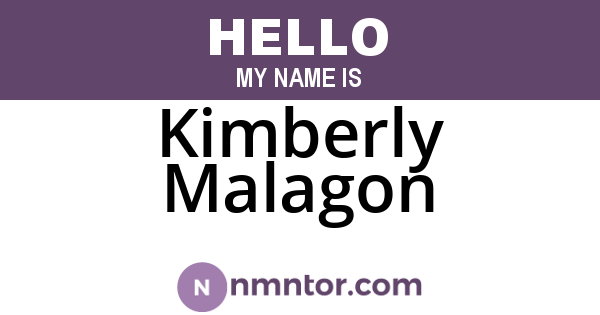 Kimberly Malagon