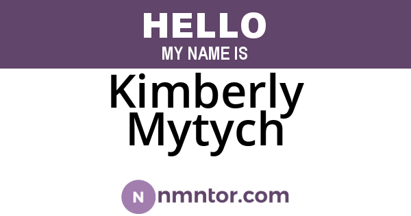 Kimberly Mytych
