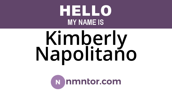 Kimberly Napolitano