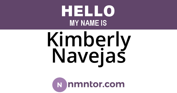Kimberly Navejas