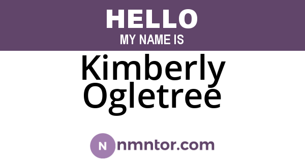 Kimberly Ogletree